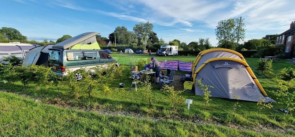 위트처치 Glamping Tent At Abbey Green Farm 빌라 외부 사진